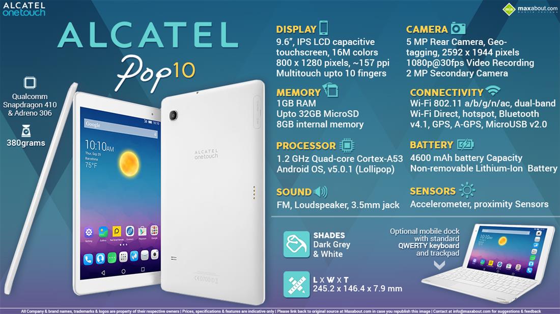 Alcatel POP 10