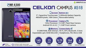 Celkon Campus A518 infographic