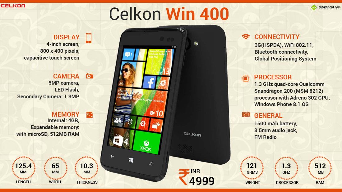 Celkon Win 400