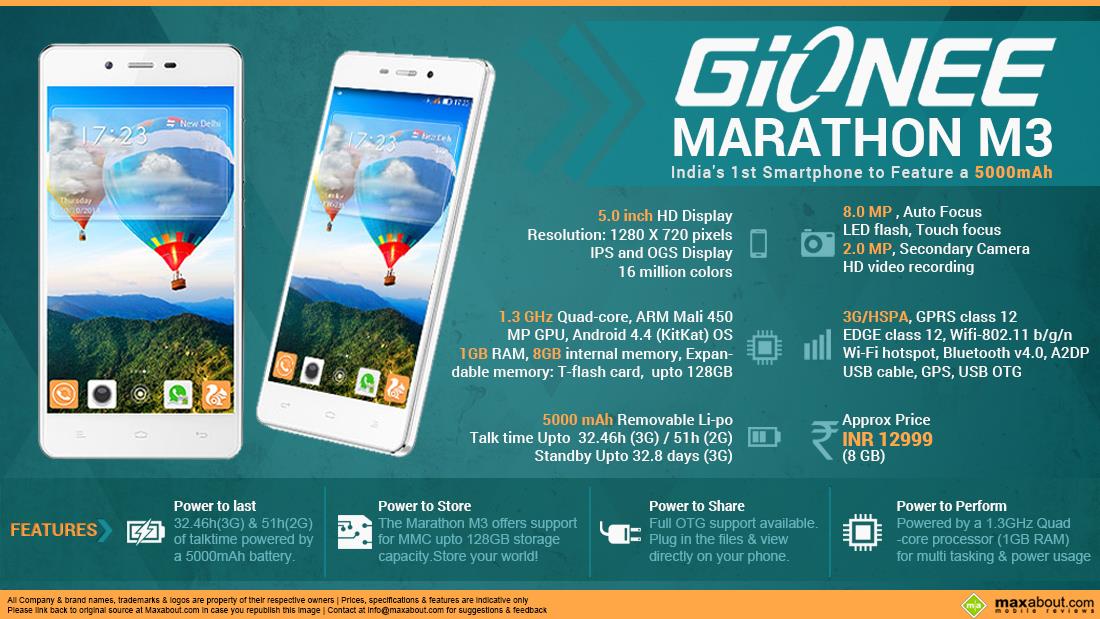 Gionee Marathon M3