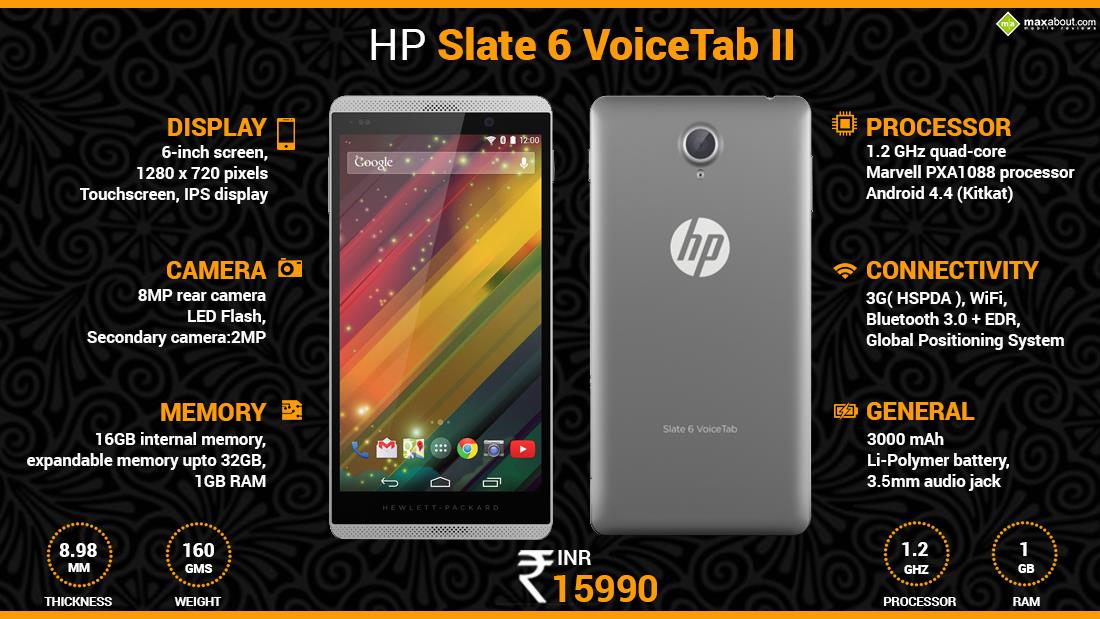 HP Slate 6 VoiceTab II