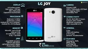 LG Joy infographic