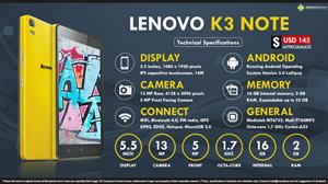 Lenovo K3 Note infographic