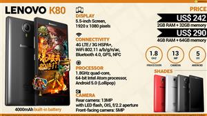 Lenovo K80 infographic