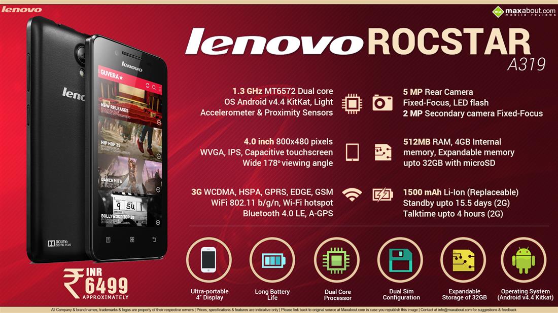 Lenovo RocStar A319