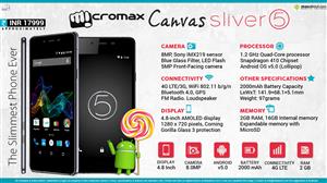 Micromax Canvas Sliver 5 infographic