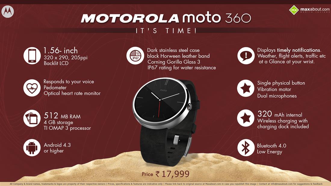 Motorola Moto 360 (1.56”)