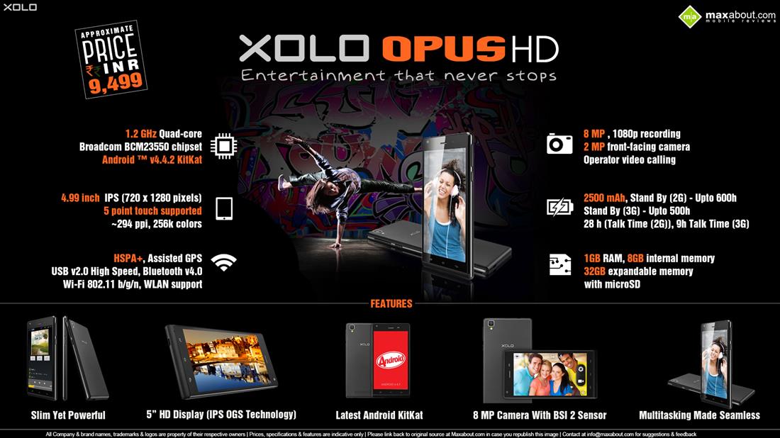 XOLO Opus HD