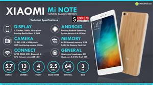 Xiaomi Mi Note Bamboo Edition infographic