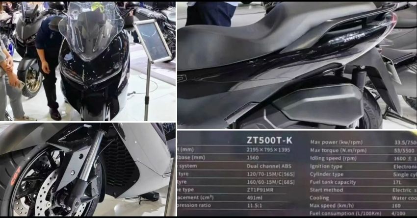 500cc Zontes Scooter Makes Official Debut - Top Speed is 160 kmph!