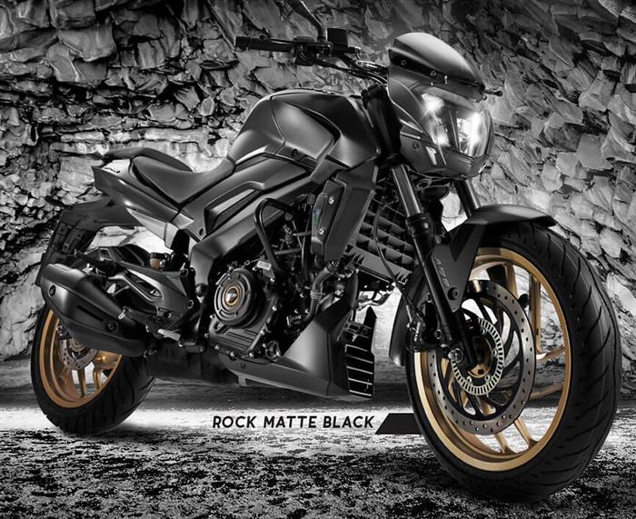 Bajaj Dominar 400 Rock Matte Black