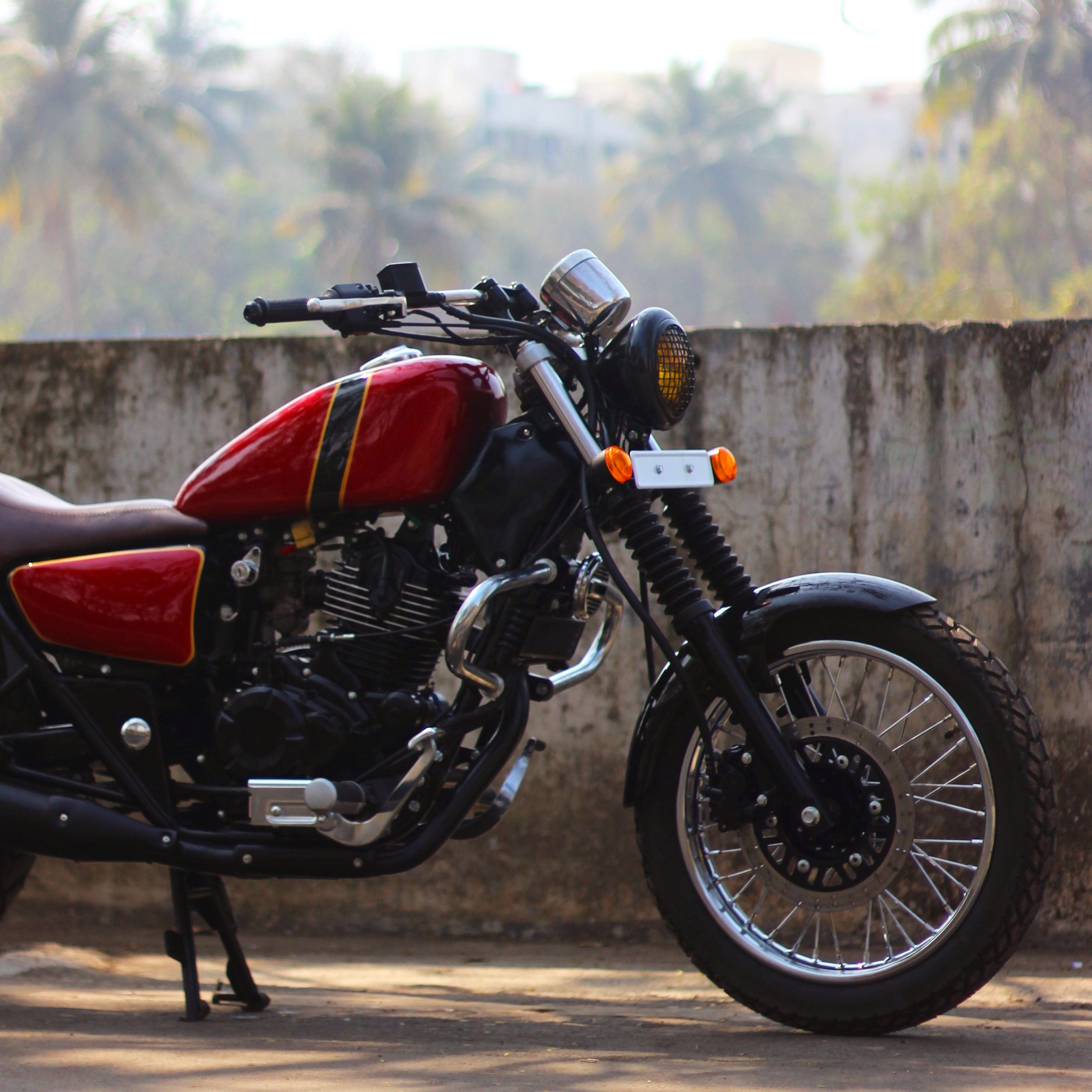 Meet Perfectly-Modified Bajaj Avenger Cruiser Motorcycle by JEDI Customs - background