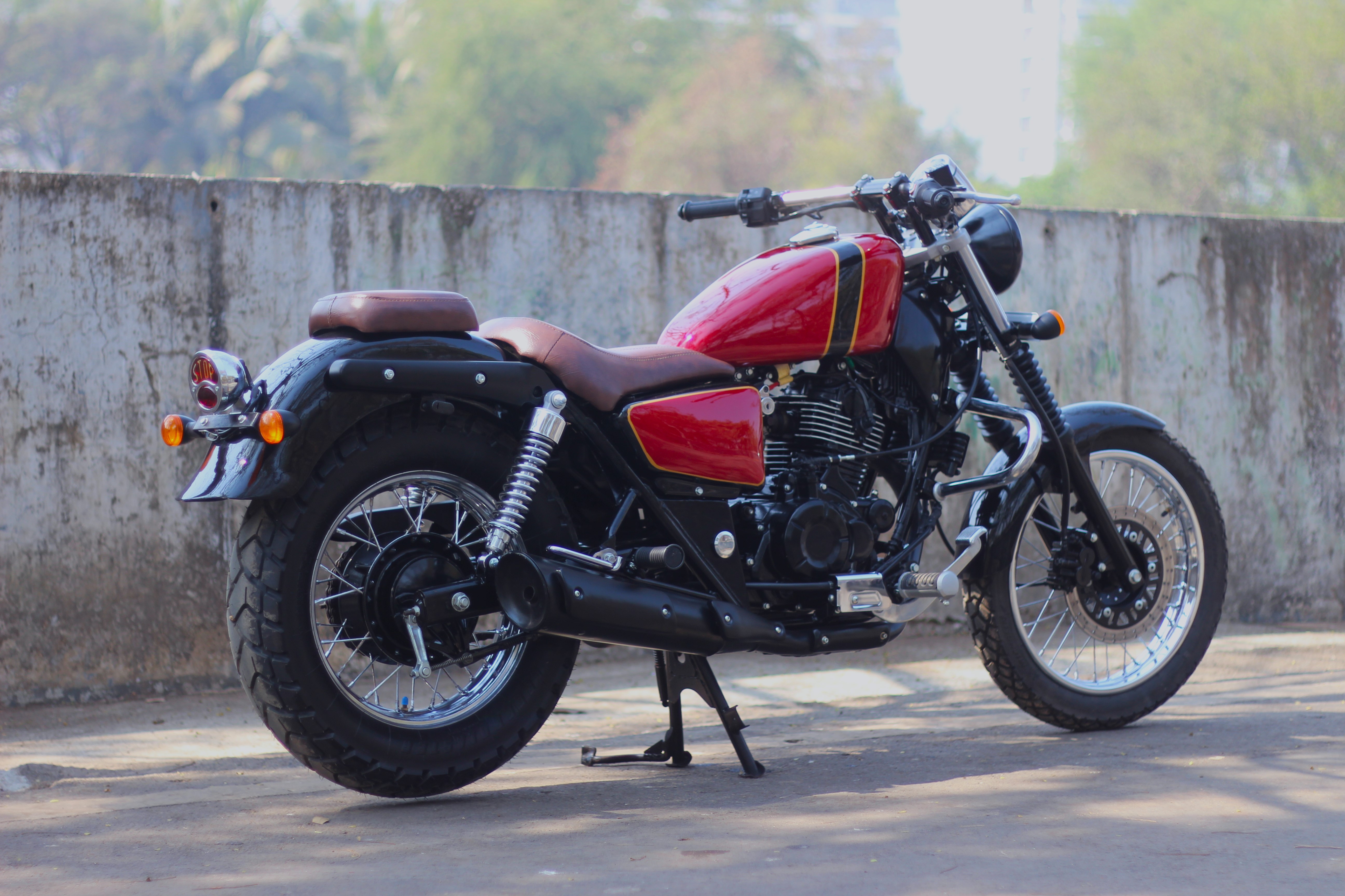Meet Perfectly-Modified Bajaj Avenger Cruiser Motorcycle by JEDI Customs - side