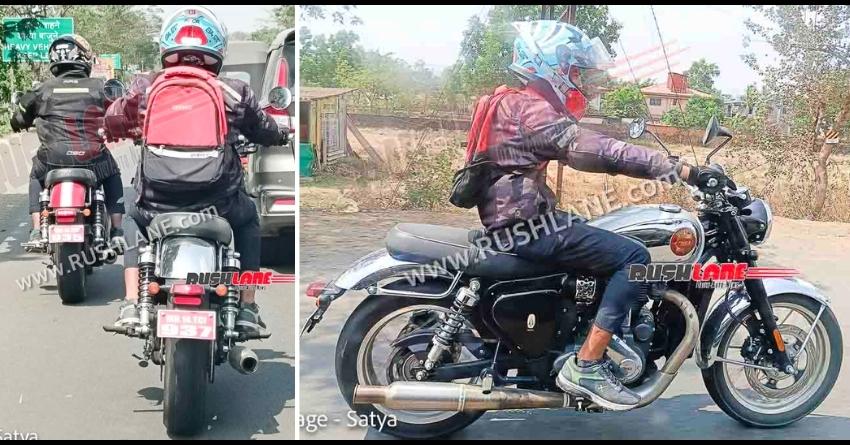650cc BSA Motorcycle Spotted Testing in India; To Rival RE 650 Twins
