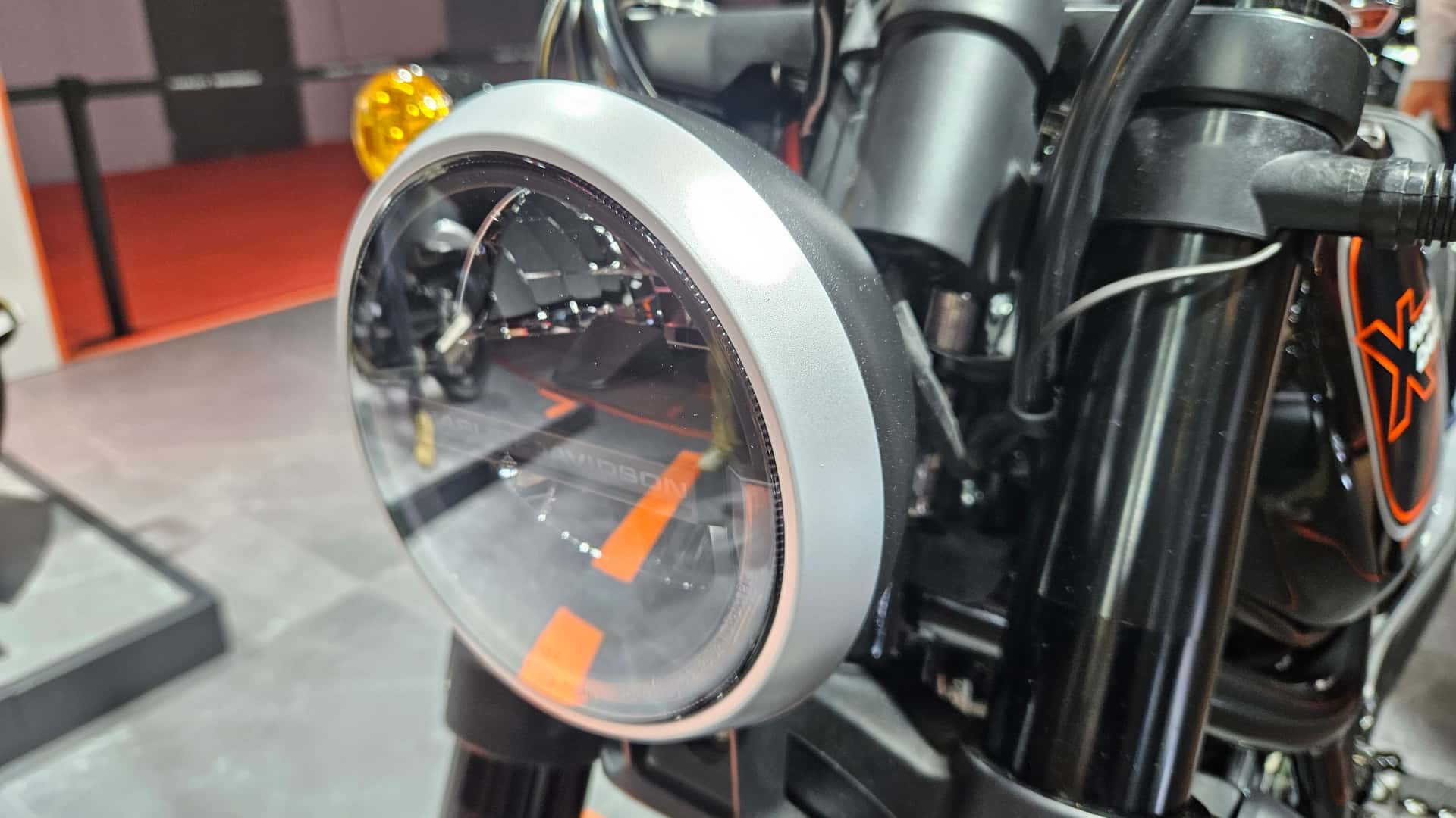 Live Photos of New Harley-Davidson X500 Cruiser Motorcycle - close-up