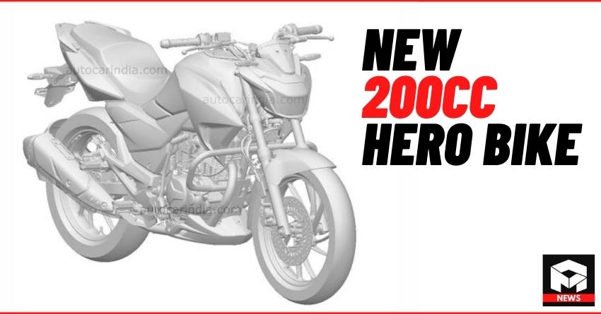 New 200cc Hero Bike Design Patent and Key Details Leaked!