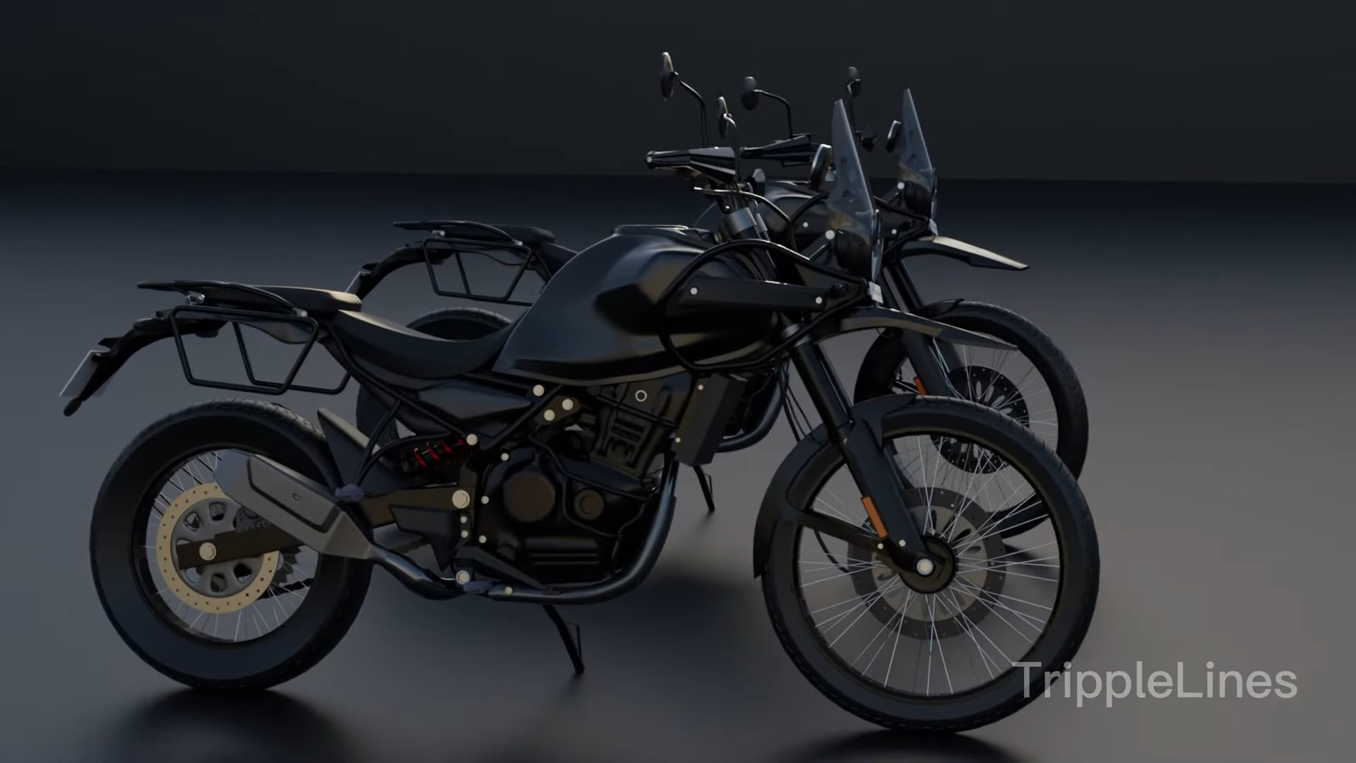 Royal Enfield Himalayan 450 Design Fully Revealed Via 3D Renderings - bottom