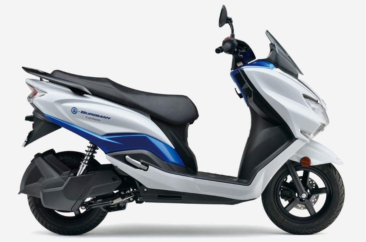 Suzuki Burgman Electric Scooter Revealed; Features Swappable Battery - bottom