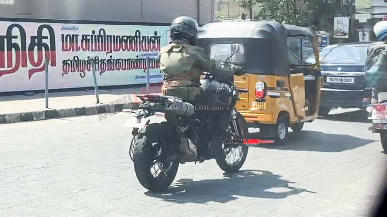 Royal Enfield Himalayan 450 Spotted Again - Fresh Photos - left