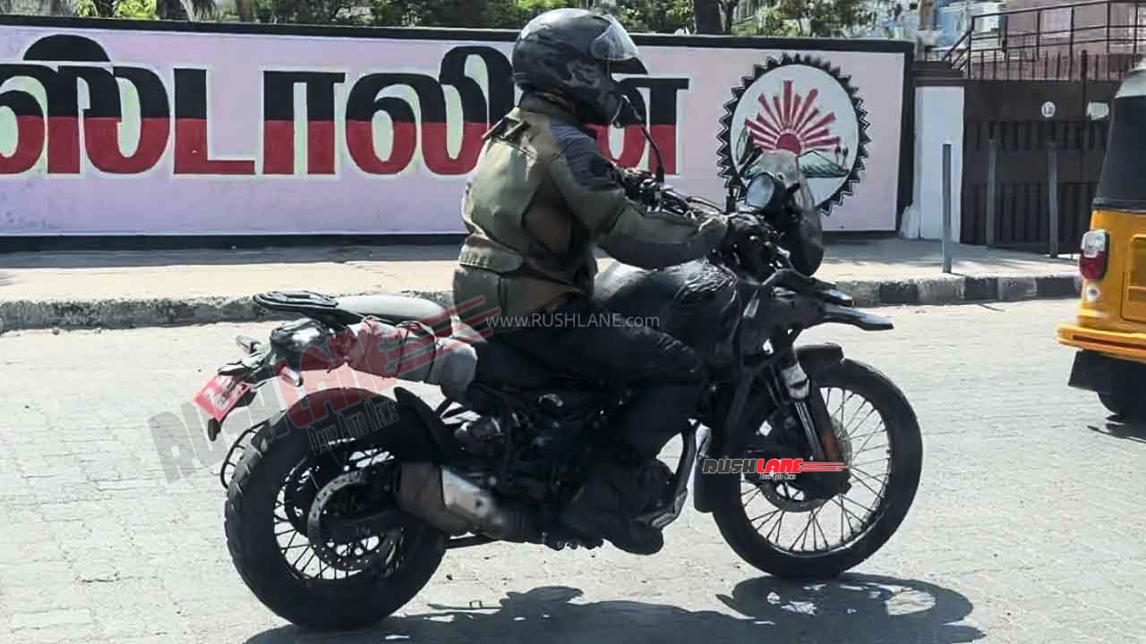 Royal Enfield Himalayan 450 Spotted Again - Fresh Photos - back