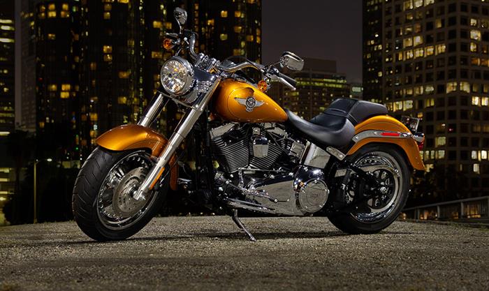 Harley davidson shop fatboy hd wallpaper