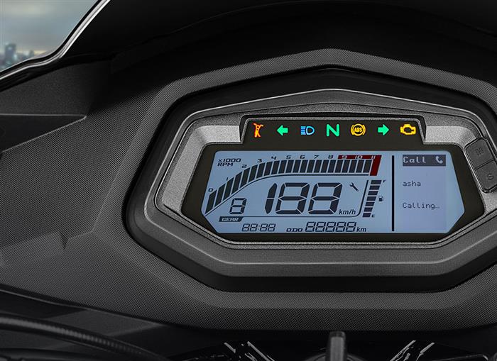 hero xtreme 200s speedometer