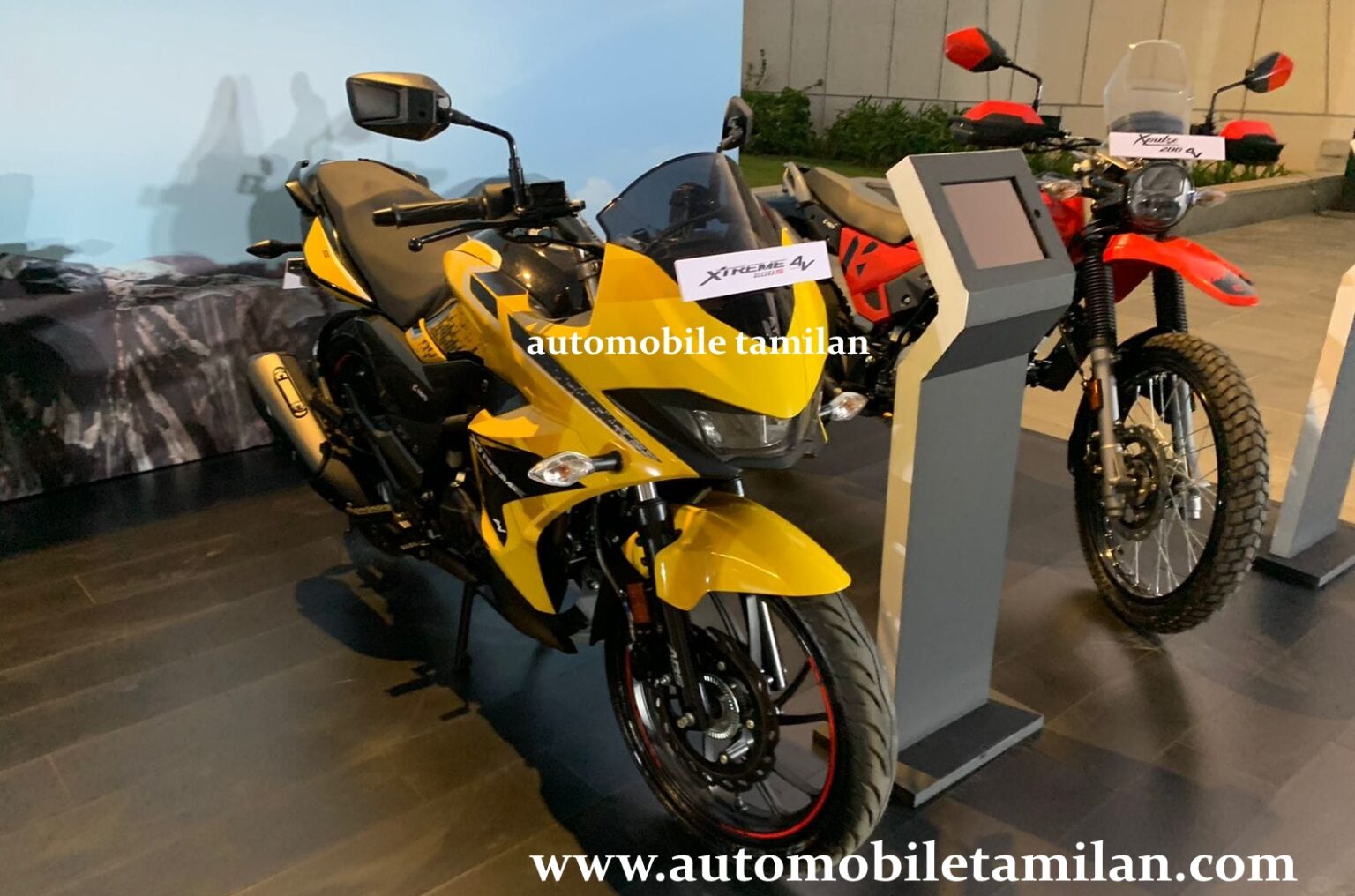 Yellow Hero Sports Bike Spotted Ahead of Official Launch in India - view