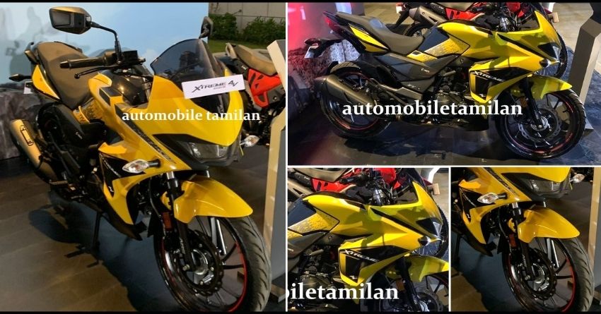 Yellow Hero Sports Bike Spotted Ahead of Official Launch in India