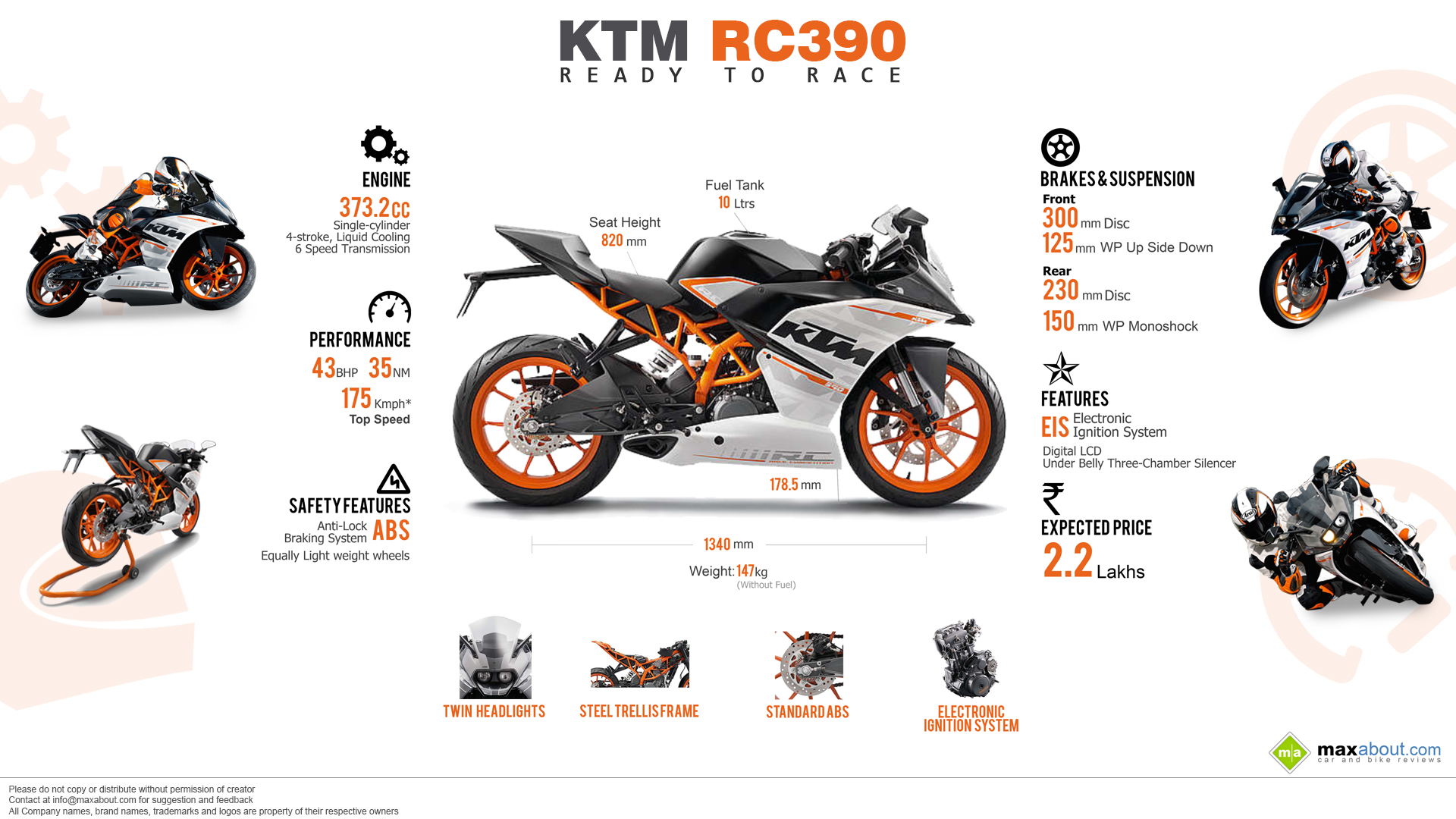 Ktm Rc390 Wallpaper Ready To Race