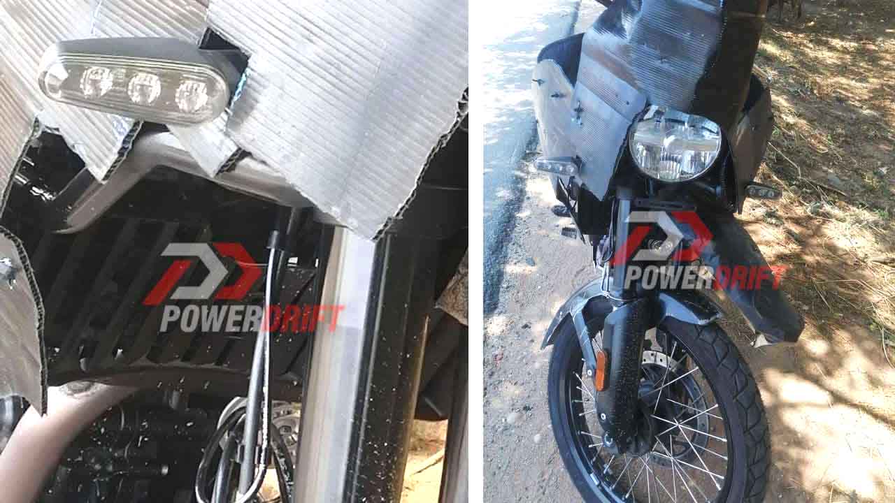 Royal Enfield Himalayan 450 Spotted Again - Live Closeup Photos - landscape