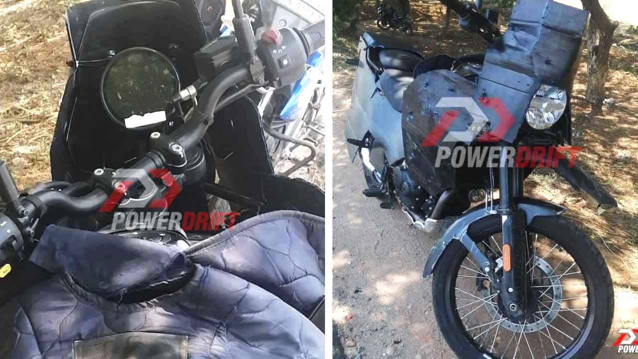 Royal Enfield Himalayan 450 Spotted Again - Live Closeup Photos - top