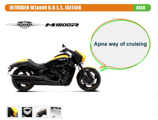 Suzuki Intruder M1800R B.O.S.S Edition Bike