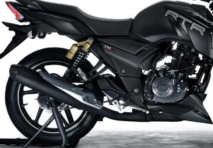 Tvs apache deals 180 black