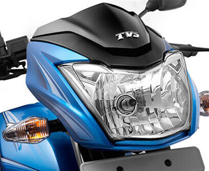 New tvs victor headlight best sale visor price