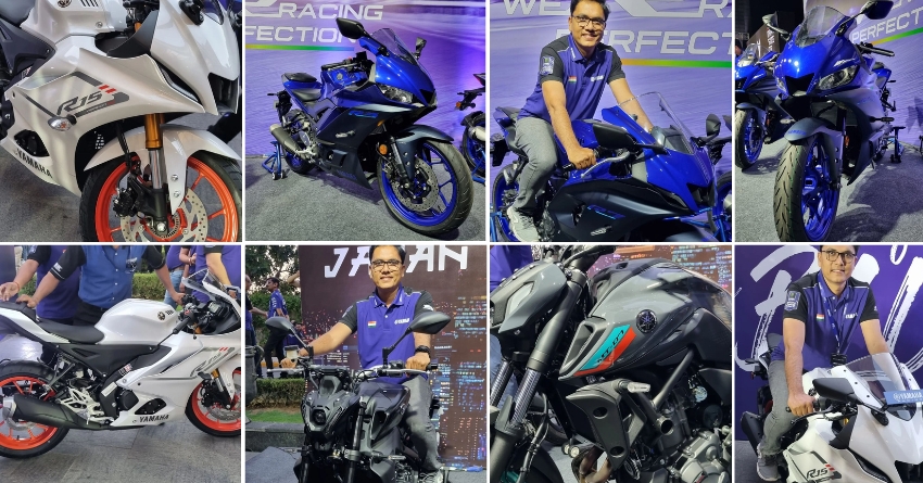 New Yamaha R3, MT-03, R7, MT-07, and White R15 V4 Showcased in India