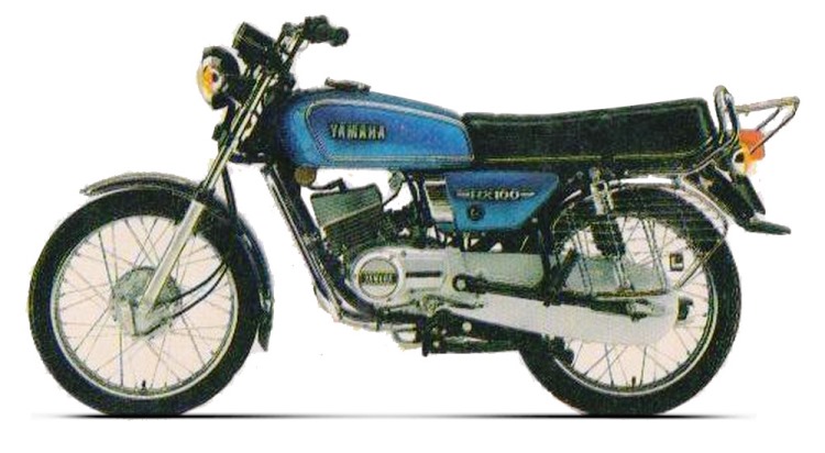 Yamaha Rx 100 Blue