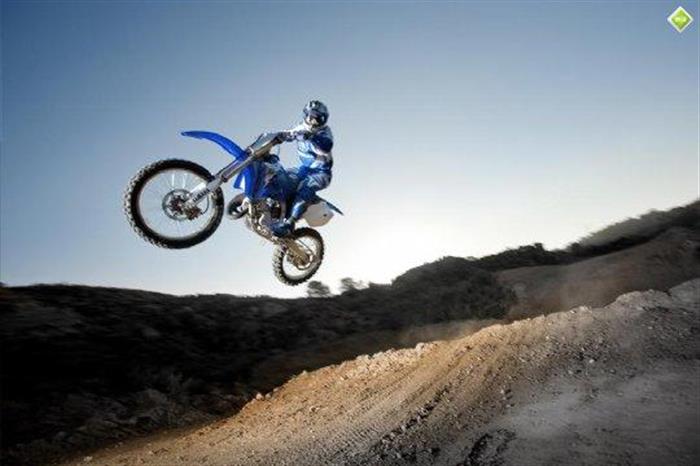 Wallpaper Man in Blue and White Motorcycle Suit Riding Motocross Dirt Bike  Background  Download Free Image