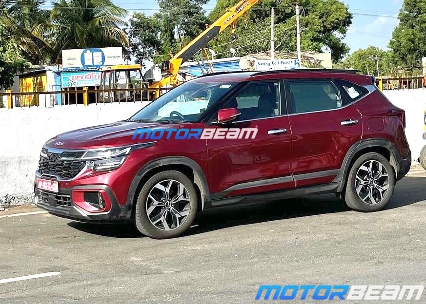 2024 Kia Seltos Spotted Undisguised in India - Launch Soon! - side