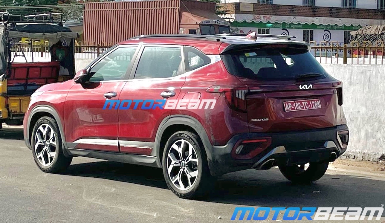 2024 Kia Seltos Spotted Undisguised in India - Launch Soon! - top