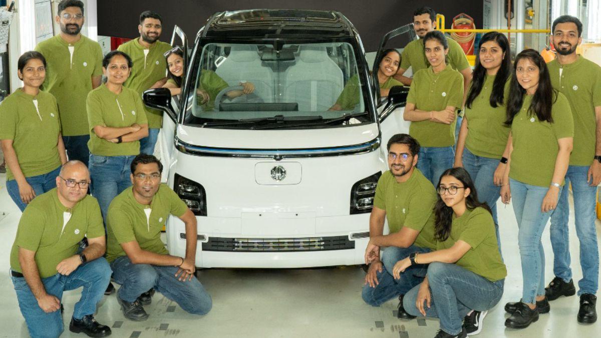 India's Smallest Electric Car Production Begins - Launch Soon! - macro