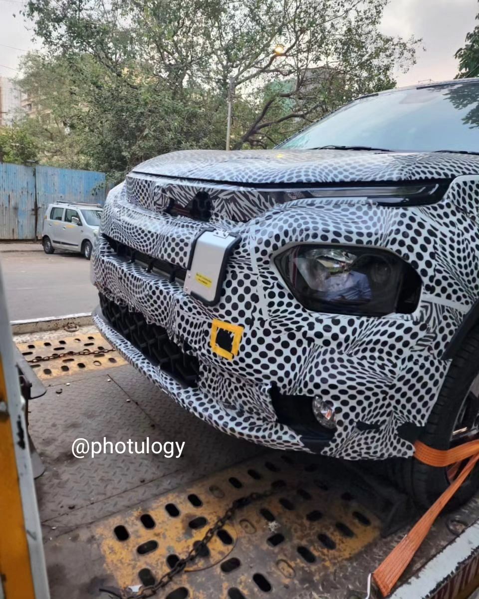 Tata Punch EV Spotted Testing In India - Live Photos By Photulogy - right