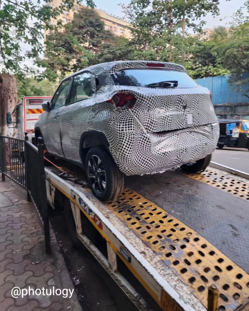 Tata Punch EV Spotted Testing In India - Live Photos By Photulogy - background