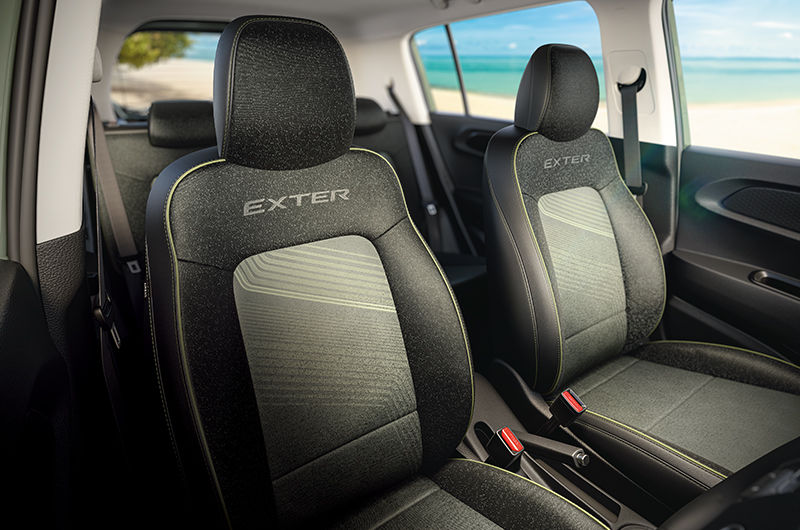Hyundai Exter Micro SUV Interior Fully Revealed - 10 Official Photos - close up
