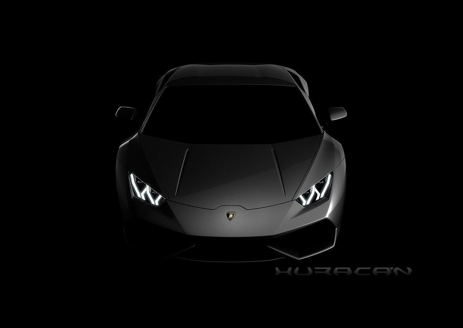 Lamborghini Huracan LP610-4 Front View 'Grey'