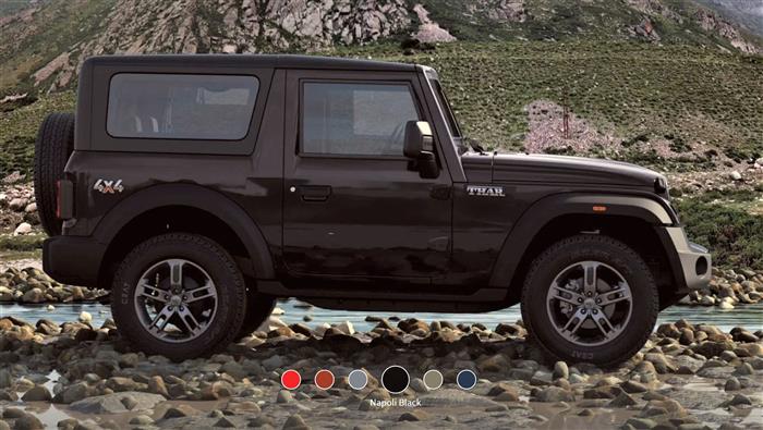 New Mahindra Thar Napoli Black New Mahindra Thar Napoli Black