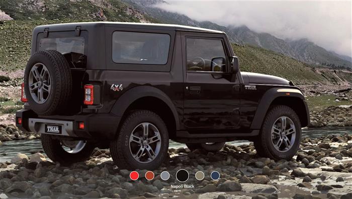 New Mahindra Thar Napoli Black New Mahindra Thar Napoli Black