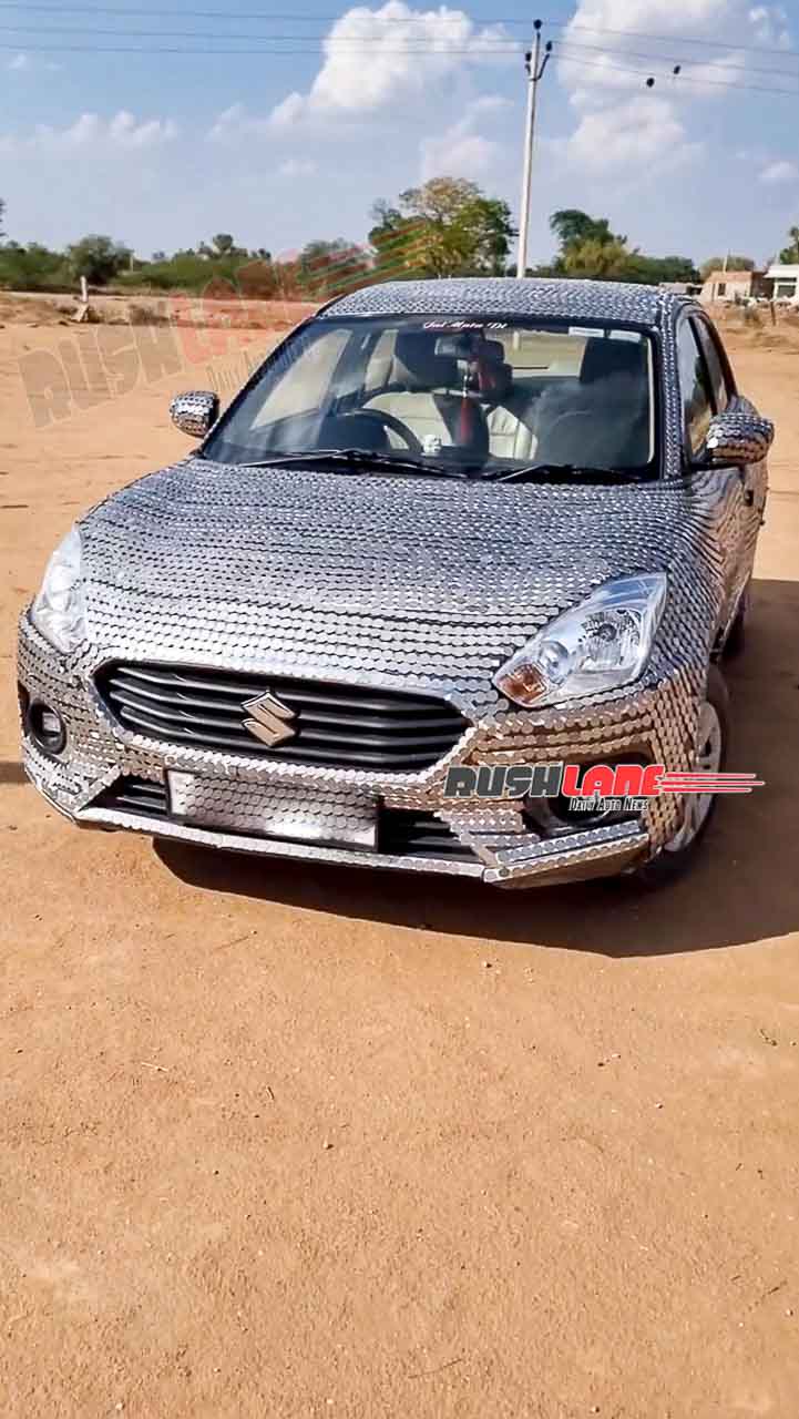 Maruti Suzuki DZire Owner Covers His Car With One Rupee Coins! - snapshot