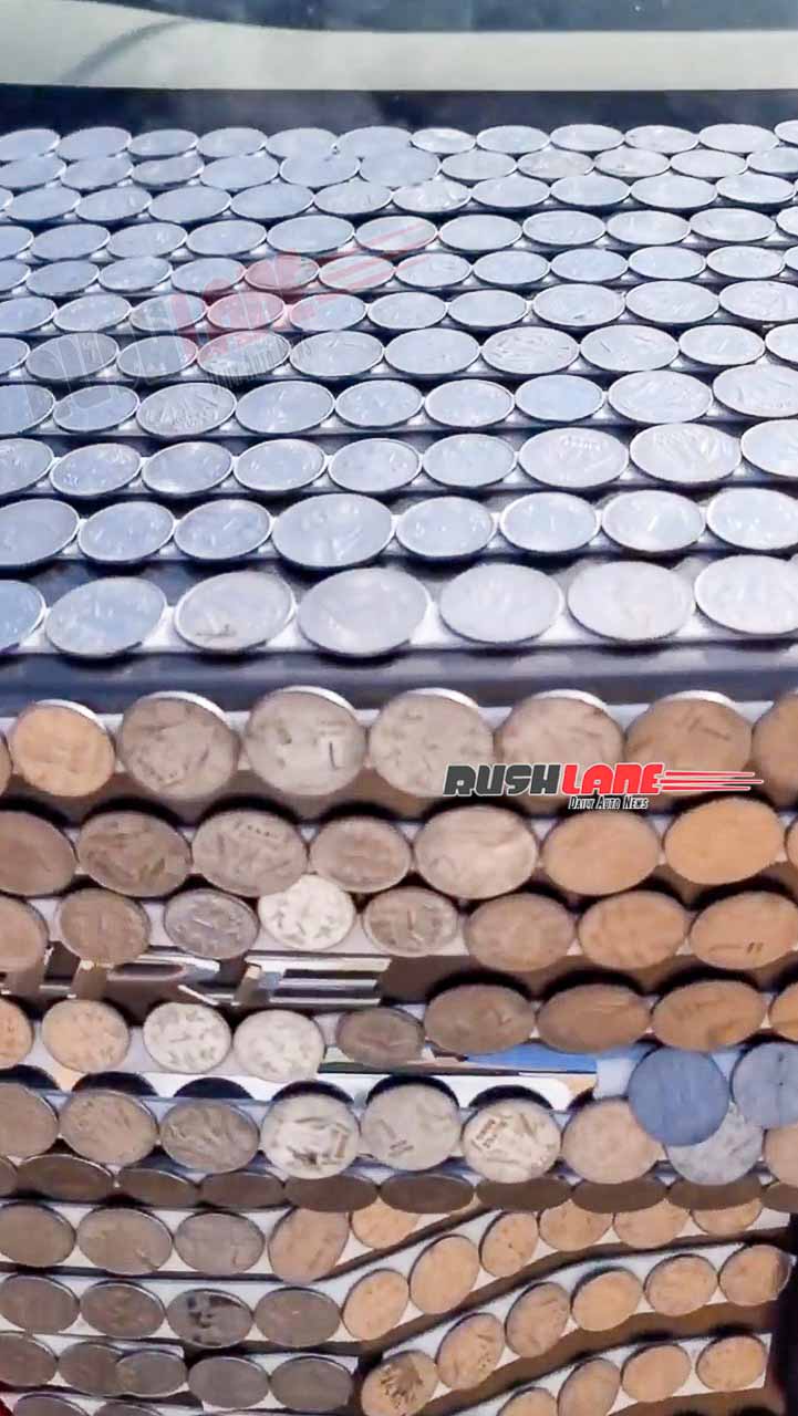 Maruti Suzuki DZire Owner Covers His Car With One Rupee Coins! - side