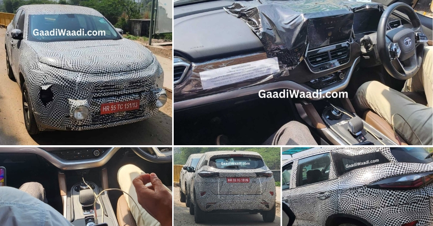 2023 Tata Harrier SUV Spotted Again - Interiors Fully Revealed!