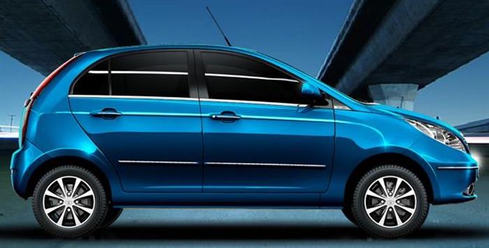 tata indica vista black colour clipart